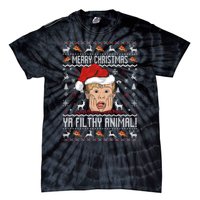 Merry Christmas Ya Filthy Animal Sweater Tie-Dye T-Shirt