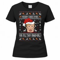 Merry Christmas Ya Filthy Animal Sweater Women's T-Shirt