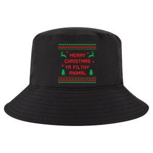 Merry Christmas Ya Filthy Animal Sweatshirt Funny Christmas Cool Comfort Performance Bucket Hat