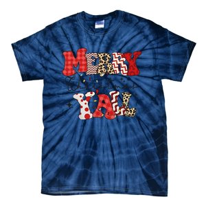 Merry Christmas YAll Holiday Season Matching Group Matching Family Tie-Dye T-Shirt