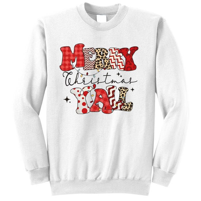 Merry Christmas YAll Holiday Season Matching Group Matching Family Sweatshirt