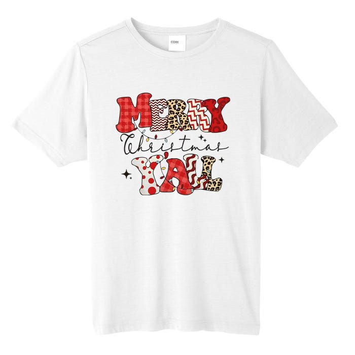 Merry Christmas YAll Holiday Season Matching Group Matching Family Tall Fusion ChromaSoft Performance T-Shirt