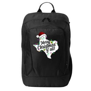 Merry Christmas Y'all Texas State City Backpack