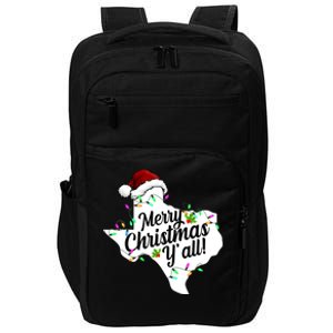 Merry Christmas Y'all Texas State Impact Tech Backpack