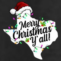 Merry Christmas Y'all Texas State Adult Drive Performance Visor