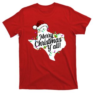 Merry Christmas Y'all Texas State T-Shirt