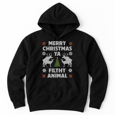 Merry Christmas Ya Filthy Animal Hoodie