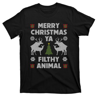 Merry Christmas Ya Filthy Animal T-Shirt