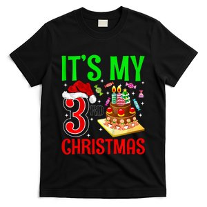 Merry Christmas Yes Its My 3rd Birthday Christmas T-Shirt