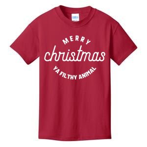 Merry Christmas Ya Filthy Animal Funny Christmas, Merry Christmas, Christmas Kids T-Shirt