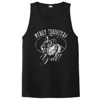 Merry Christmas Y'all Country Cowboy Santa Claus  PosiCharge Competitor Tank