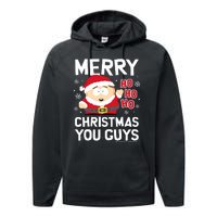 Merry Christmas You Guys Performance Fleece Hoodie