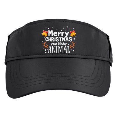 Merry Christmas You Filthy Animal Adult Drive Performance Visor