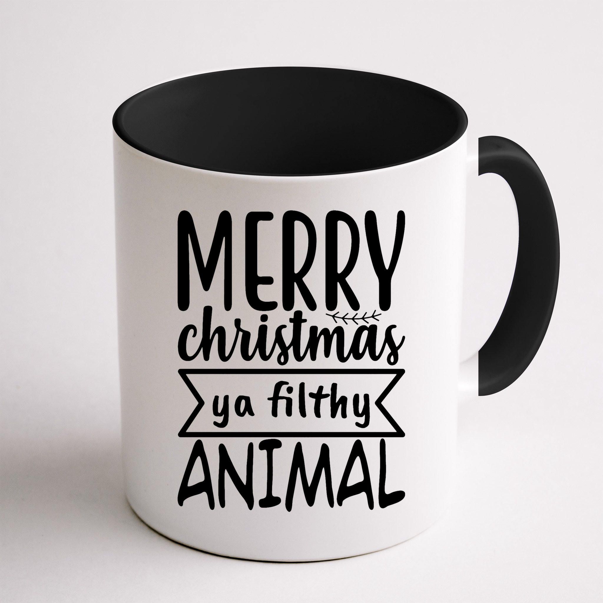 Merry Christmas Ya Filthy Animal Funny Holiday Mug