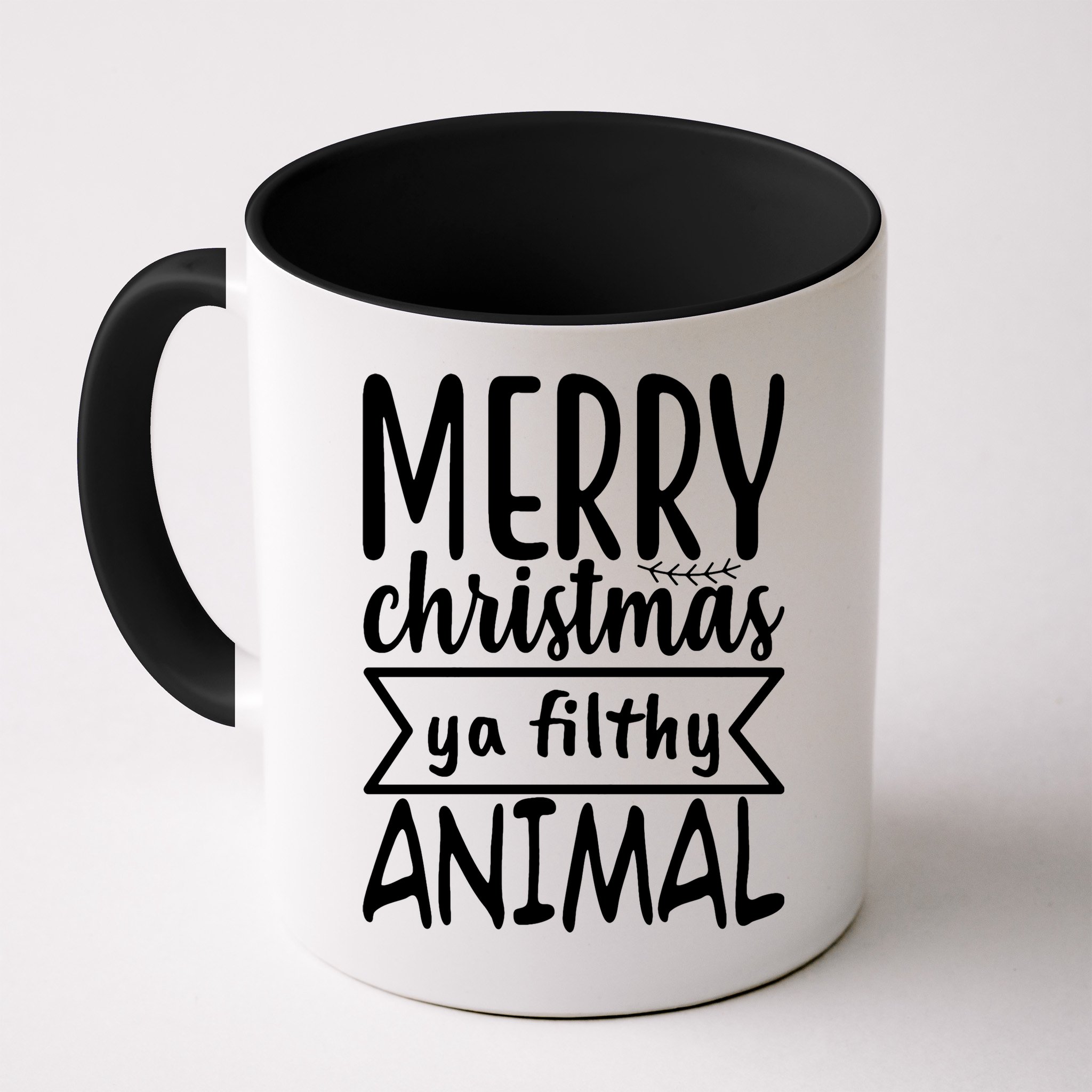 Merry Christmas Ya Filthy Animal Funny Holiday Mug