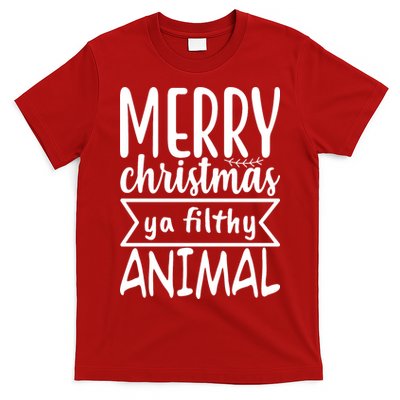 Merry Christmas Ya Filthy Animal Funny Holiday T-Shirt