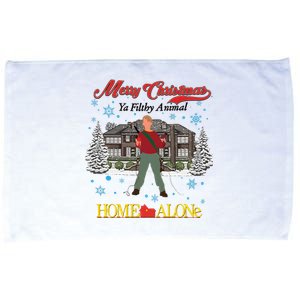 Merry Christmas Ya Filthy Animal Home Xmas Alone Microfiber Hand Towel