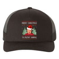 Merry Christmas Ya Filthy Animal Funny Ugly Christmas Yupoong Adult 5-Panel Trucker Hat