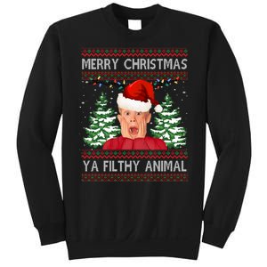 Merry Christmas Ya Filthy Animal Funny Ugly Christmas Sweatshirt