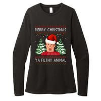 Merry Christmas Ya Filthy Animal Funny Ugly Christmas Womens CVC Long Sleeve Shirt