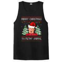 Merry Christmas Ya Filthy Animal Funny Ugly Christmas PosiCharge Competitor Tank