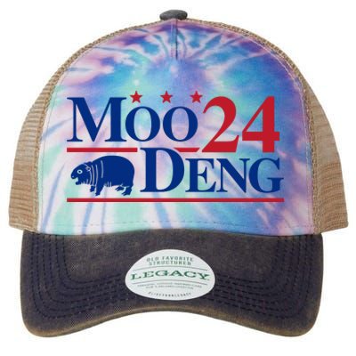 Moo Deng 2024 Legacy Tie Dye Trucker Hat