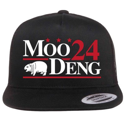 Moo Deng 2024 Flat Bill Trucker Hat