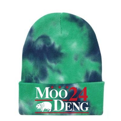 Moo Deng 2024 Tie Dye 12in Knit Beanie