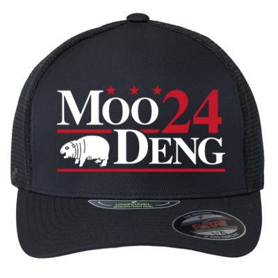 Moo Deng 2024 Flexfit Unipanel Trucker Cap