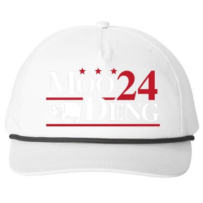 Moo Deng 2024 Snapback Five-Panel Rope Hat