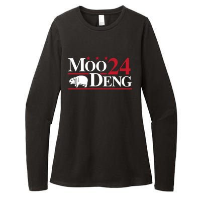 Moo Deng 2024 Womens CVC Long Sleeve Shirt