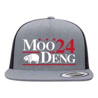 Moo Deng 2024 Flat Bill Trucker Hat