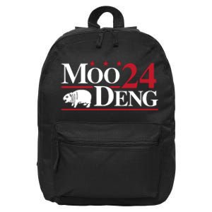 Moo Deng 2024 16 in Basic Backpack