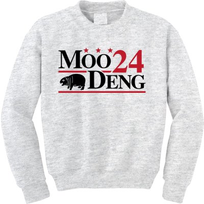 Moo Deng 2024 Kids Sweatshirt