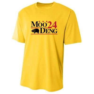 Moo Deng 2024 Youth Performance Sprint T-Shirt