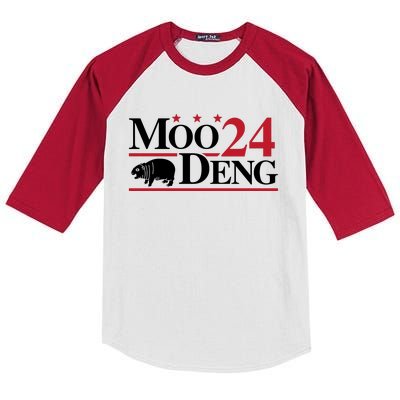 Moo Deng 2024 Kids Colorblock Raglan Jersey