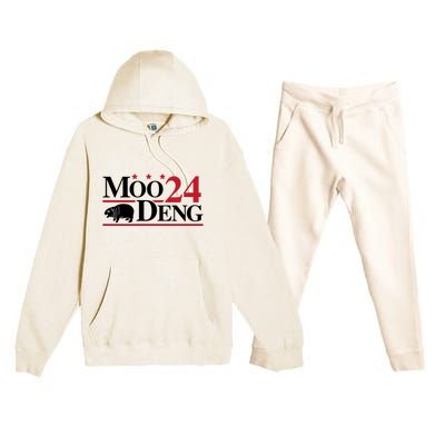 Moo Deng 2024 Premium Hooded Sweatsuit Set