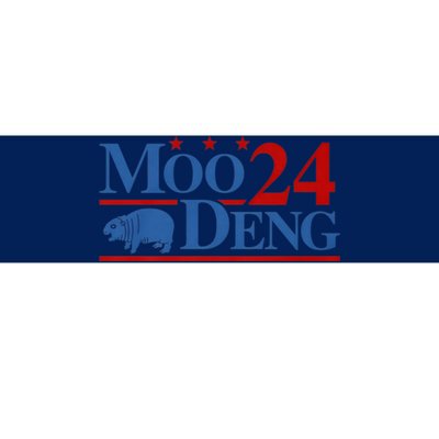 Moo Deng 2024 Moo Deng Moo Deng Cute Baby Hippo Bumper Sticker