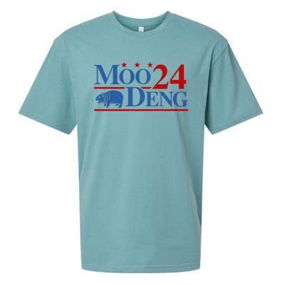 Moo Deng 2024 Moo Deng Moo Deng Cute Baby Hippo Sueded Cloud Jersey T-Shirt