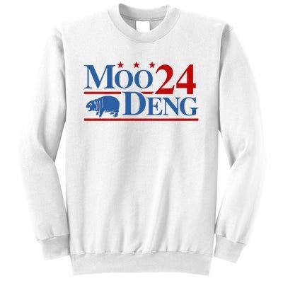 Moo Deng 2024 Moo Deng Moo Deng Cute Baby Hippo Sweatshirt