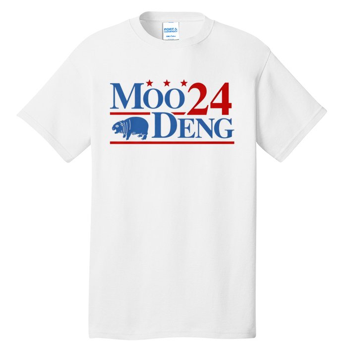 Moo Deng 2024 Moo Deng Moo Deng Cute Baby Hippo Tall T-Shirt