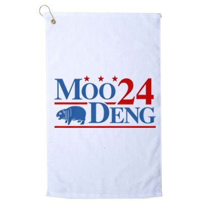 Moo Deng 2024 Moo Deng Moo Deng Cute Baby Hippo Platinum Collection Golf Towel