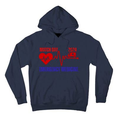 Match Day 2024 Emergency Medicine Resident Residency Tall Hoodie