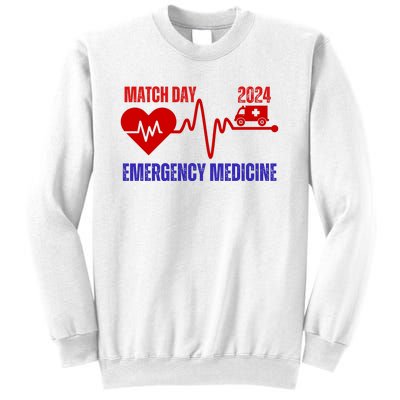 Match Day 2024 Emergency Medicine Resident Residency Sweatshirt