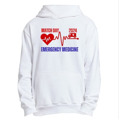 Match Day 2024 Emergency Medicine Resident Residency Urban Pullover Hoodie