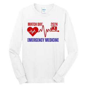 Match Day 2024 Emergency Medicine Resident Residency Tall Long Sleeve T-Shirt