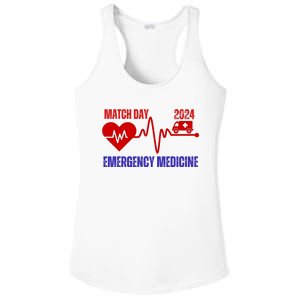 Match Day 2024 Emergency Medicine Resident Residency Ladies PosiCharge Competitor Racerback Tank