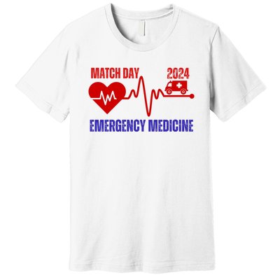 Match Day 2024 Emergency Medicine Resident Residency Premium T-Shirt