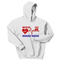 Match Day 2024 Emergency Medicine Resident Residency Kids Hoodie