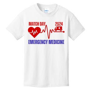 Match Day 2024 Emergency Medicine Resident Residency Kids T-Shirt